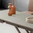 Mesa de centro transformable para salón en Fenix y metal Made in Italy - Chiano Viadurini
