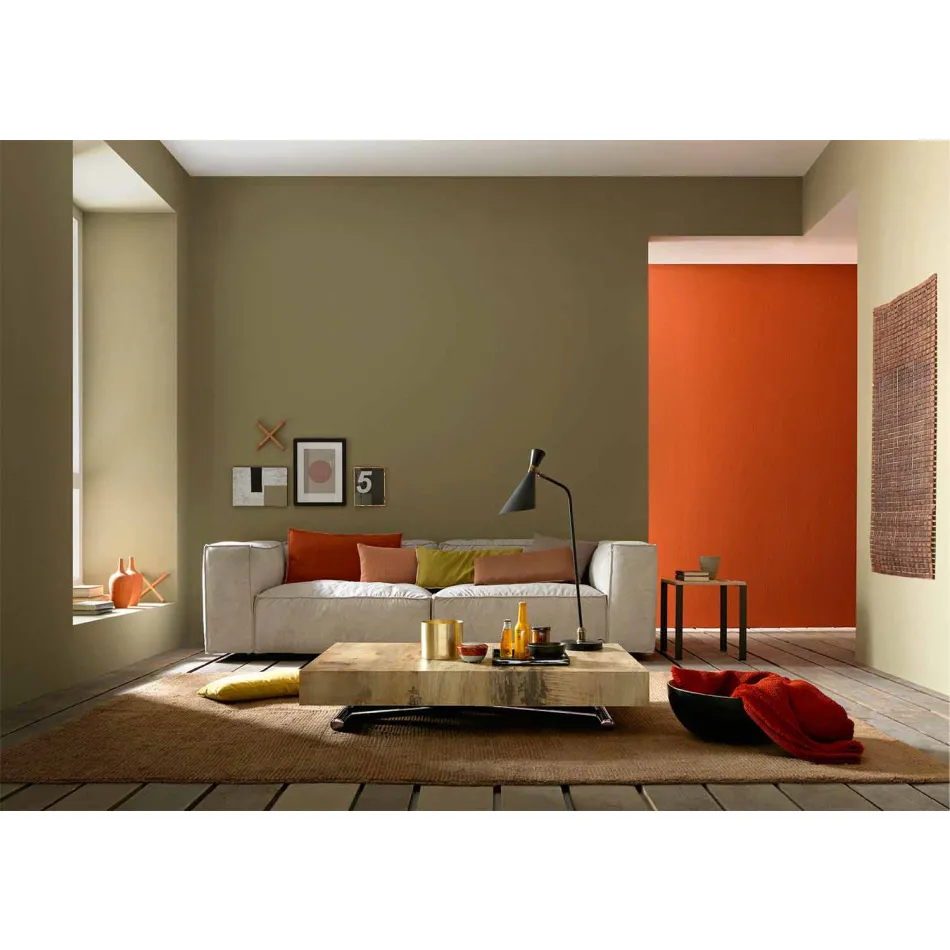 Mesa de centro de diseño transformable en madera y metal negro Made in Italy - Niverio Viadurini