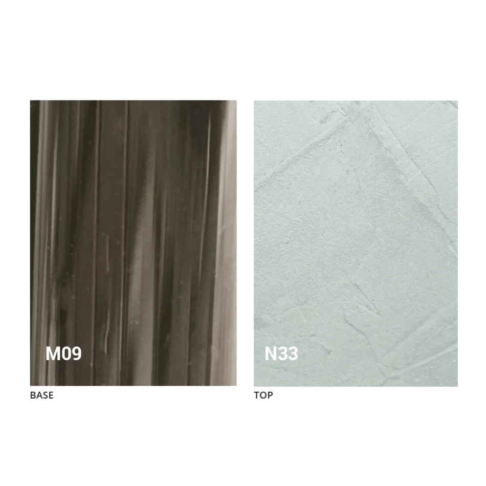 Mesa de centro transformadora en madera y metal negro Made in Italy - Niverio Viadurini