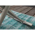 Mesa de centro transformable en diseño de metal y cerámica Made in Italy - Saturn Viadurini