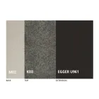 Mesa de centro transformable en diseño de metal y cerámica Made in Italy - Saturn Viadurini