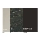 Mesa de centro transformable en diseño de metal y cerámica Made in Italy - Saturn Viadurini