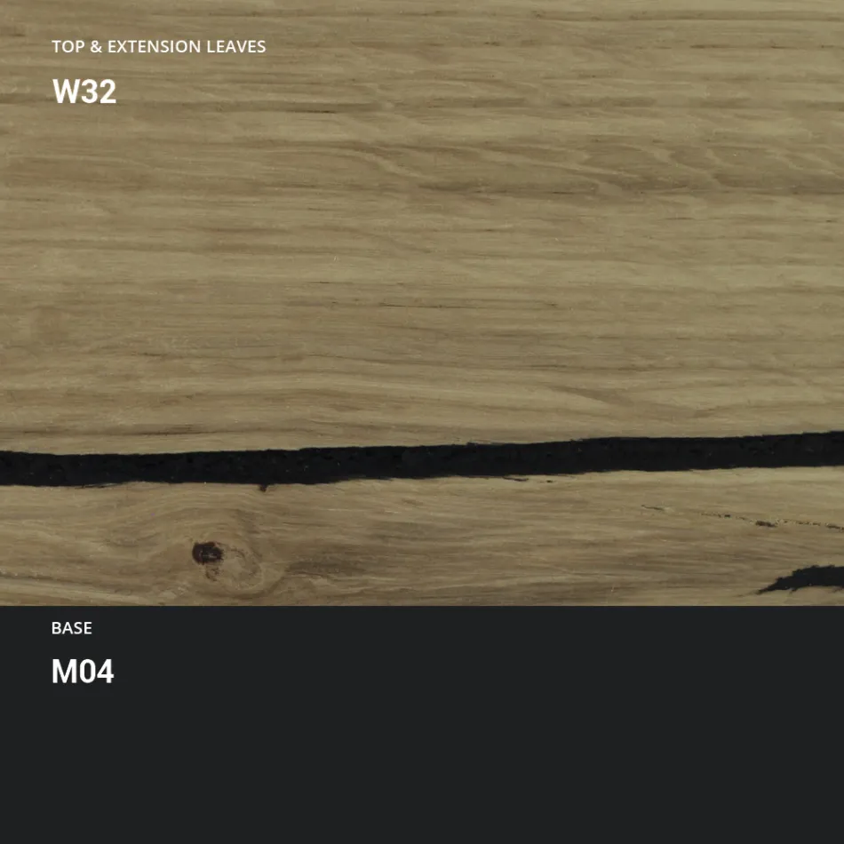 Mesa de centro transformable en mesa de comedor de madera Made in Italy - Polar Viadurini