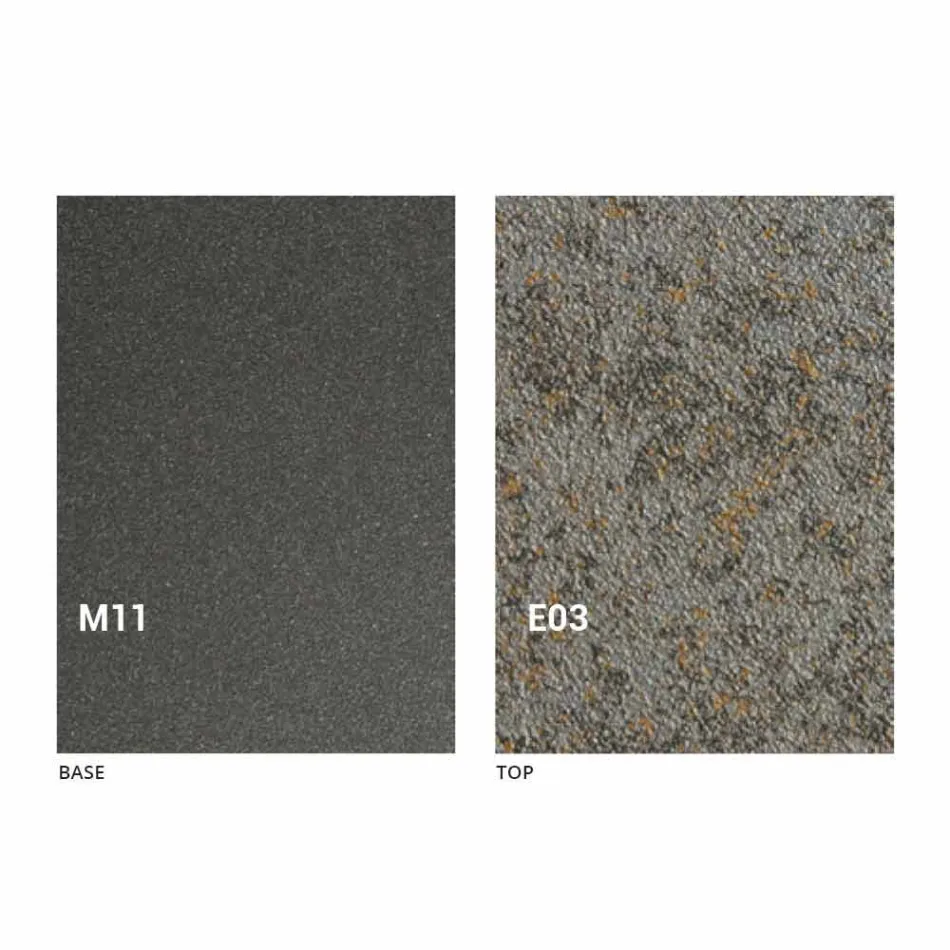 Mesa de centro moderna transformable con tablero de efecto Malta Made in Italy - Patroclus Viadurini