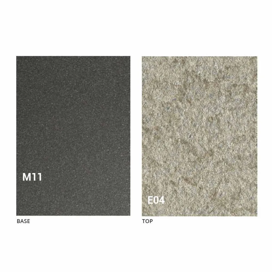 Mesa de centro moderna transformable con tablero de efecto Malta Made in Italy - Patroclus Viadurini