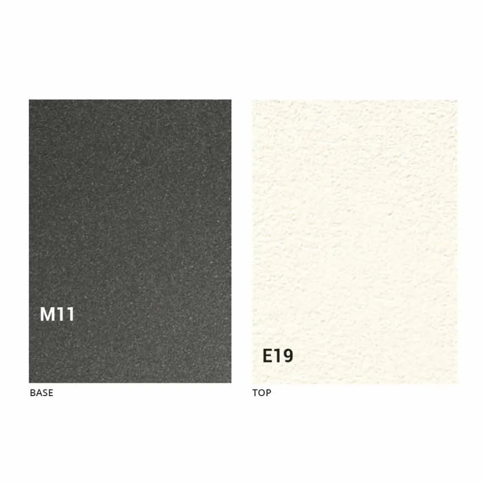 Mesa de centro moderna transformable con tablero de efecto Malta Made in Italy - Patroclus Viadurini