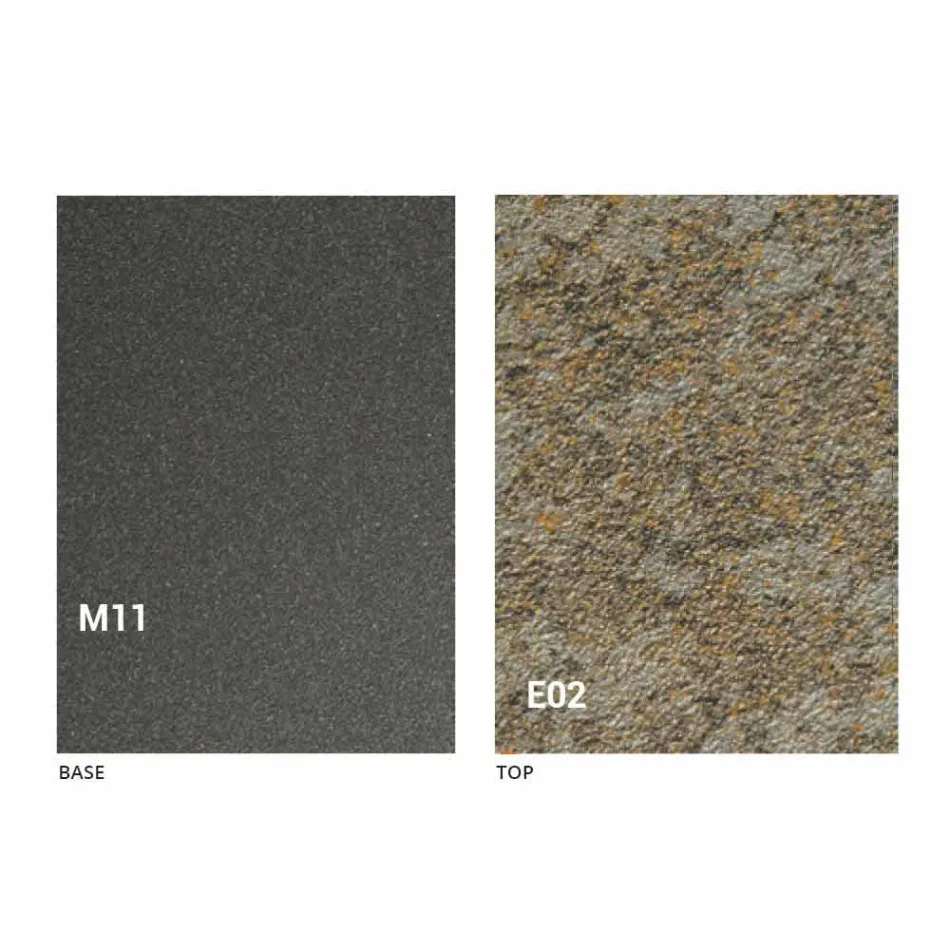 Mesa de centro moderna transformable con tablero de efecto Malta Made in Italy - Patroclus Viadurini