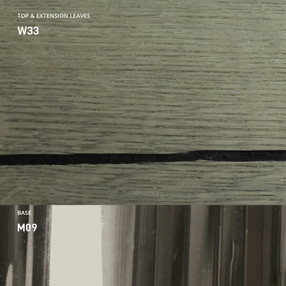 Mesa de centro transformable moderna en metal y madera Made in Italy - Universe Viadurini