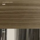 Mesa de centro transformable moderna en metal y madera Made in Italy - Universe Viadurini