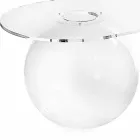 Mesa de centro transparente de diseño moderno L90xH40xP48 cm Bolly, hecha en Italia Viadurini