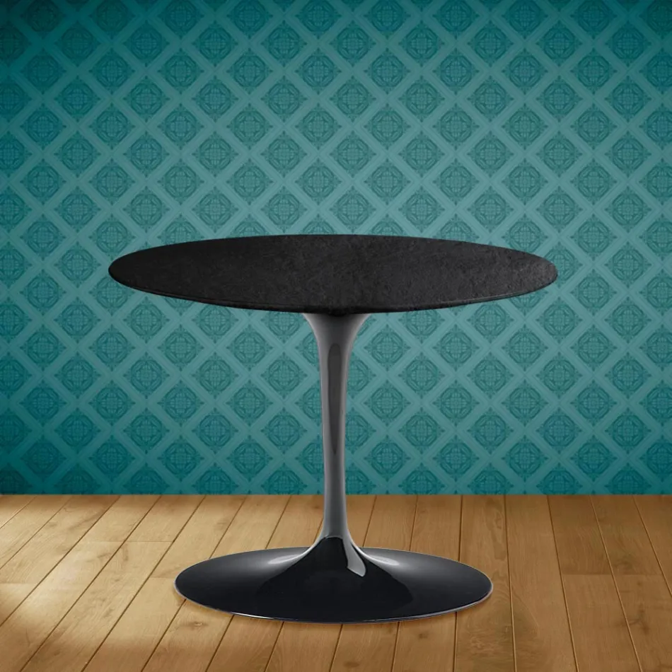 Mesa de Centro Tulip Eero Saarinen H 41 en Cerámica Sirius Made in Italy - Escarlata Viadurini