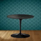 Mesa de centro Tulip de Eero Saarinen, 104 cm de altura, cerámica Somnia, fabricada en Italia - Escarlata Viadurini