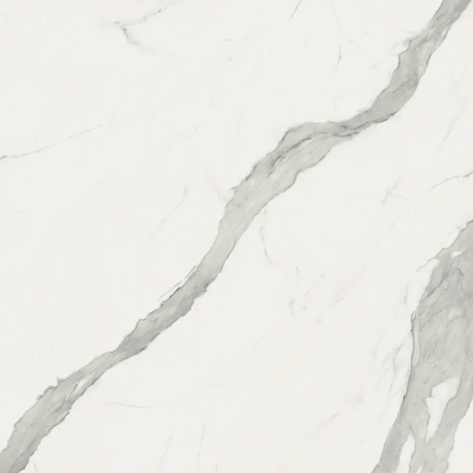 Mesa de centro ovalada Tulip Saarinen H 41 con tablero de cerámica estatuario Full Vein Viadurini