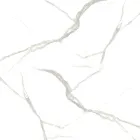 Tulip Saarinen H 41 Mesita Ovalada de Cerámica Calacatta Michelangelo Viadurini