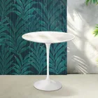 Mesa de centro Tulip de Saarinen, 52 cm de altura, en cerámica Florim Calacatta Gold Gloss - Scarlet Viadurini