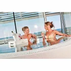 Mesa de centro - Bandeja móvil de cuero de imitación de diseño Trona náutica Viadurini