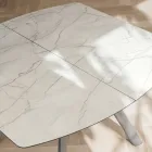 Mesa de barril extensible hasta 170 cm en HPL estratificado - Convivio Viadurini