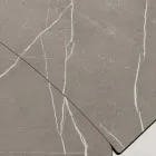 Mesa Barril Extensible a 240 o 280 cm en HPL y Metal - Presente Viadurini