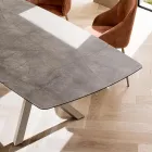 Mesa de barril extensible de 240 o 280 cm en HPL estratificado - Dialogo Viadurini