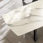 Mesa de barril extensible de 240 o 280 cm en HPL estratificado - Dialogo Viadurini