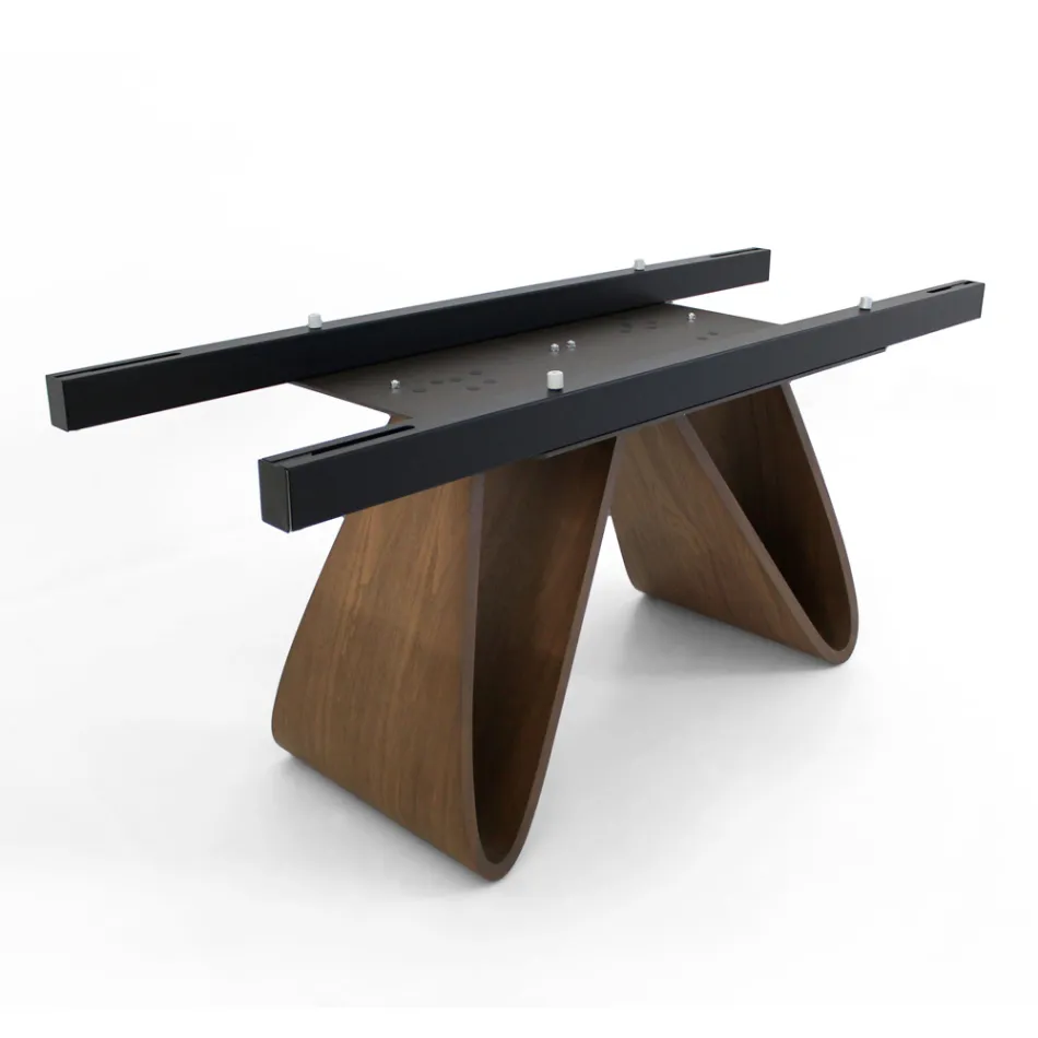 Mesa extensible hasta 276 cm en Cerámica Noir Desir Made in Italy - Equator Viadurini