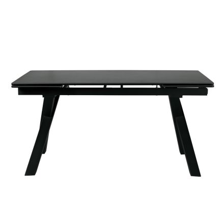 Mesa extensible 160/240x90 cm de vitrocerámica - Master Viadurini