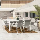 Mesa extensible hasta 149 cm en aluminio pintado en polvo - Need Viadurini