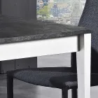 Mesa extensible hasta 180 cm en Haya y Melamina Made in Italy - Otiello Viadurini