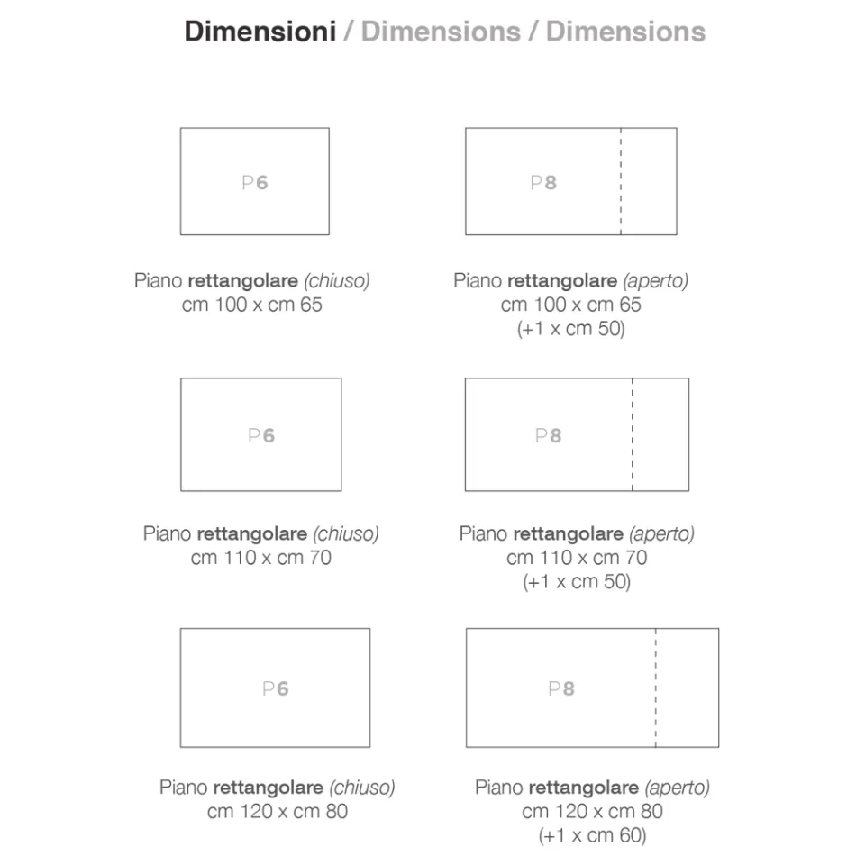 Mesa extensible hasta 180 cm en Haya y Melamina Made in Italy - Otiello Viadurini