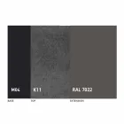 Mesa de comedor extensible hasta 2,8 m con patas de cerámica y metal - Paoluccio Viadurini