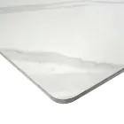 Mesa extensible 200 cm en metal y piedra sintética - Underwater Viadurini