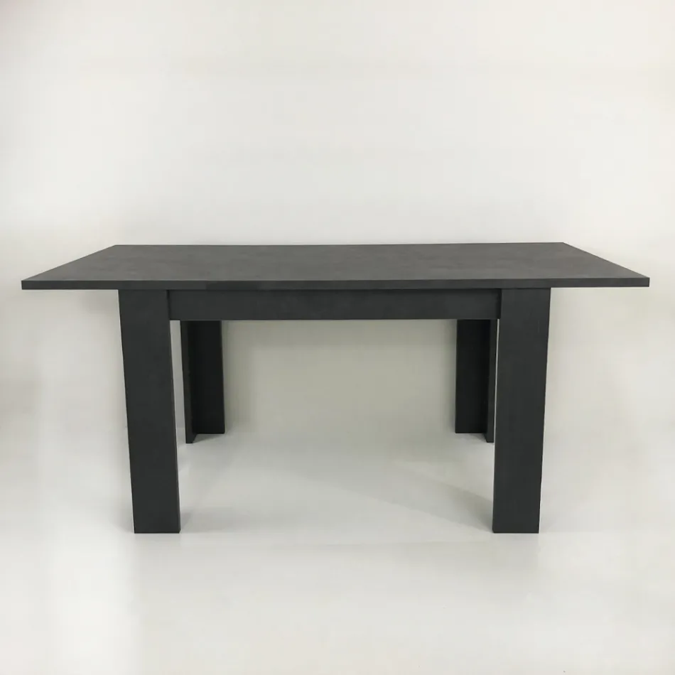Mesa de comedor de diseño extensible a 210 cm en madera sostenible - Perro Viadurini