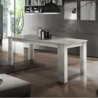 Mesa de comedor de diseño extensible a 210 cm en madera sostenible - Perro Viadurini