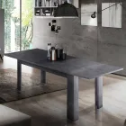 Mesa de comedor de diseño extensible a 210 cm en madera sostenible - Perro Viadurini