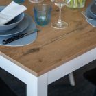 Mesa extensible hasta 210 cm en melamina y madera maciza Made in Italy - Gustavo Viadurini
