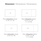 Mesa Extensible hasta 220 cm con Base de Haya Grafito Made in Italy - Toles Viadurini