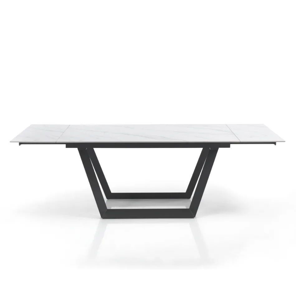 Mesa Extensible hasta 240 cm en Acero Gris - Bonito Viadurini