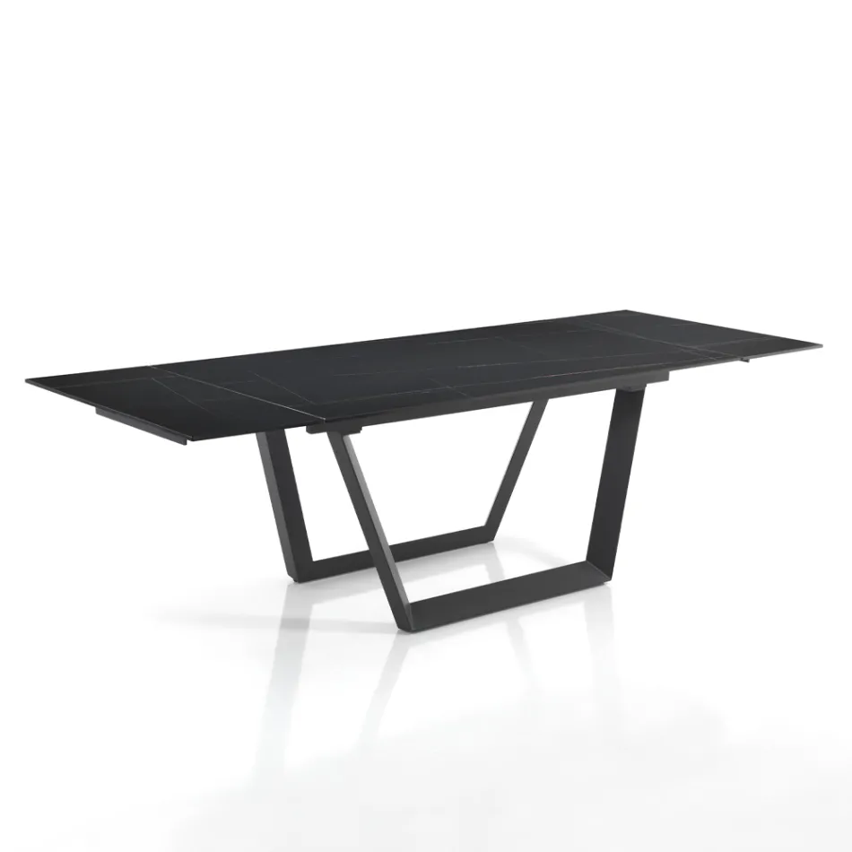 Mesa Extensible hasta 240 cm en Acero Gris - Bonito Viadurini