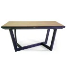 Mesa Extensible 240 cm en Aluminio con Tablero HPL - Righello Viadurini