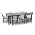 Mesa Extensible 240 cm en Aluminio con Diferentes Acabados - Notebook Viadurini