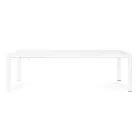 Mesa extensible hasta 240 cm en aluminio pintado en polvo - Pintura Viadurini