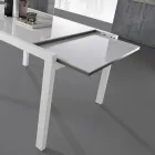 Mesa Extensible hasta 240 cm en Madera Lacada Design Made in Italy - Jacobs Viadurini