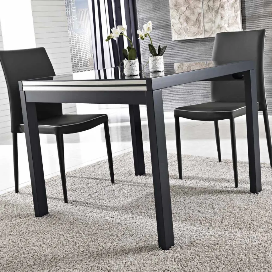 Mesa Extensible hasta 240 cm en Madera Lacada Design Made in Italy - Jacobs Viadurini