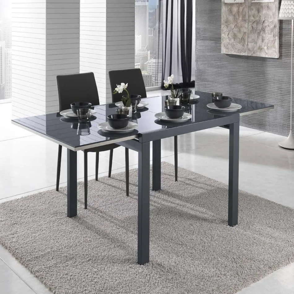 Mesa Extensible hasta 240 cm en Madera Lacada Design Made in Italy - Jacobs Viadurini