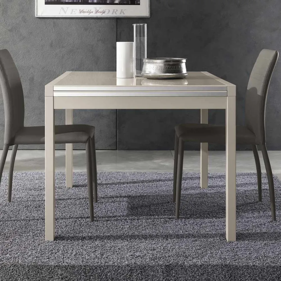 Mesa Extensible hasta 240 cm en Madera Lacada Design Made in Italy - Jacobs Viadurini