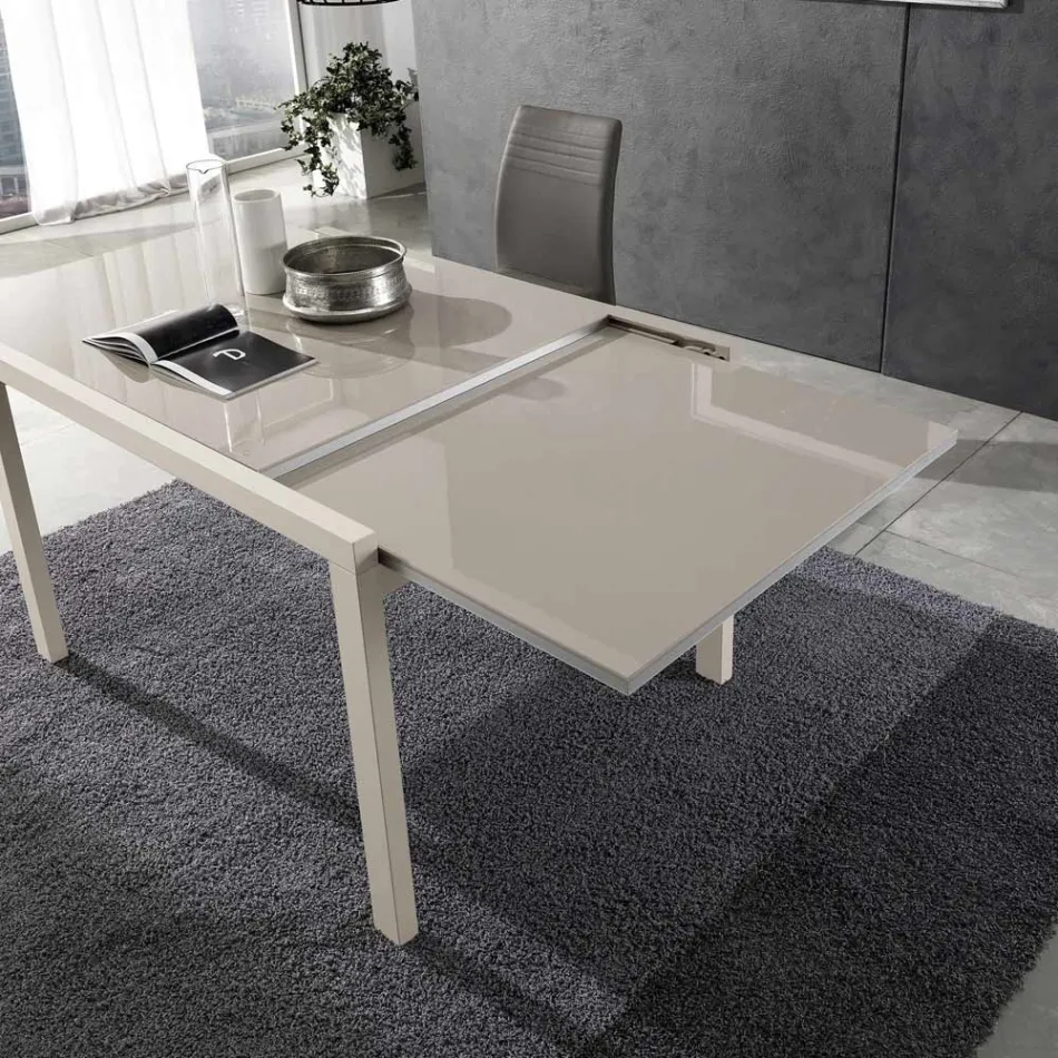 Mesa Extensible hasta 240 cm en Madera Lacada Design Made in Italy - Jacobs Viadurini