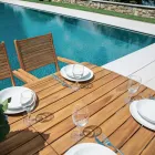 Mesa Extensible hasta 240 cm para el Jardín Fabricada en Madera de Acacia - Sereno Viadurini