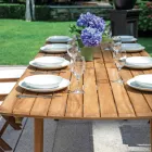 Mesa Extensible hasta 240 cm para el Jardín Fabricada en Madera de Acacia - Sereno Viadurini