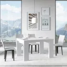 Mesa extensible hasta 246 cm en micropartículas de madera Made in Italy - Árbol Viadurini