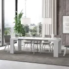 Mesa extensible hasta 246 cm en micropartículas de madera Made in Italy - Árbol Viadurini
